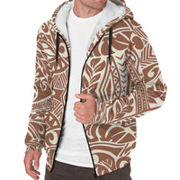 Brown Polynesian Sherpa Hoodie - Polynesian Pride