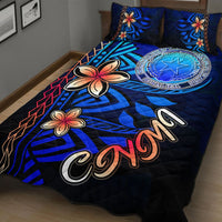 Northern Mariana Islands Quilt Bed Set - Vintage Tribal Mountain - Polynesian Pride