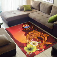 Tahiti Custom Personalised Area Rugs - Tribal Tuna Fish - Polynesian Pride