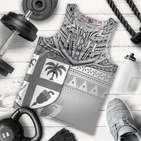 Fiji Creative Men Tank Top Love Country Version Black LT13 - Polynesian Pride