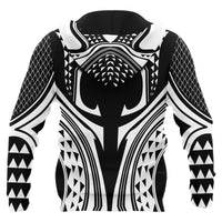 Hawaii Hoodie White Fin Style - Polynesian Pride