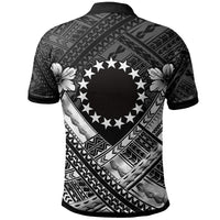 Cook Islands Polynesian Polo Shirt Kuki Airani White Seal Camisole Hibiscus Style - Polynesian Pride