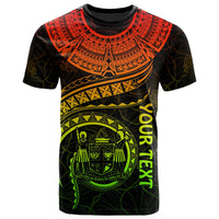 Fiji Polynesian Custom T Shirt Fijian Waves (Reggae) Unisex Art - Polynesian Pride