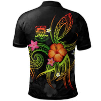 Tuvalu Polynesian Custom Polo Shirt Legend of Tuvalu (Reggae) - Polynesian Pride