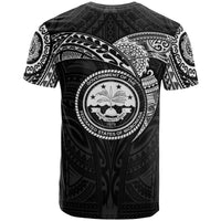 Federated States of Micronesia T Shirt Full Color Heart Shield - Polynesian Pride