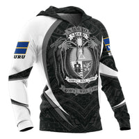 Nauru Polynesian Hoodie Nauru Spirit (White) - Polynesian Pride