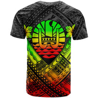 Tahiti Custom Polynesian T Shirt Tahiti Reggae Seal Camisole Hibiscus Style - Polynesian Pride
