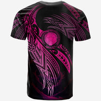 Northern Mariana Islands Polynesian T Shirt Northern Mariana Islands Legend Pink Version - Polynesian Pride