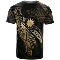 Nauru Polynesian T Shirt Nauru Legend Gold Version - Polynesian Pride