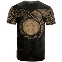 CNMI Polynesian T Shirt Full Color Heart Shield - Polynesian Pride