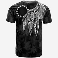 Cook Islands Custom T Shirt Polynesian Wings (White) - Polynesian Pride
