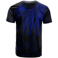 Federated States of Micronesia T Shirt Polynesian Wings (Blue) - Polynesian Pride