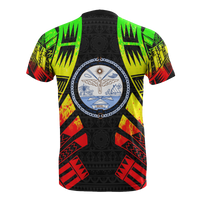 Marshall Islands T Shirt Marshall Islands Seal Polynesian Tattoo Reggae Style - Polynesian Pride