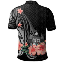 Fiji Polo Shirt Polynesian Hibiscus Pattern Style - Polynesian Pride