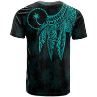 Chuuk T Shirt Polynesian Wings (Turquoise) - Polynesian Pride