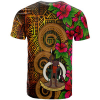 Vanuatu Polynesian T Shirt Hibiscus Vintage - Polynesian Pride