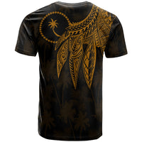 Chuuk T Shirt Polynesian Wings (Golden) - Polynesian Pride