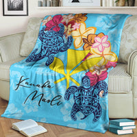 Hawaii Kanka Maoli Premium Blanket - Tropical Style - Polynesian Pride