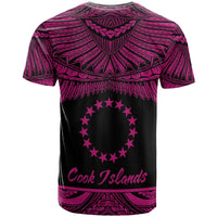 Cook Islands Polynesian T Shirt Cook Islands Pride Pink Version - Polynesian Pride