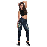 Samoa Polynesian Women Legging - Tropical Flowers - Polynesian Pride