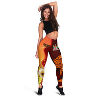 Fiji Custom Personalised Women's Leggings - Tribal Tuna Fish - Polynesian Pride