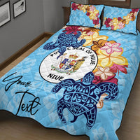 Niue Custom Personalised Quilt Bed Set - Tropical Style - Polynesian Pride