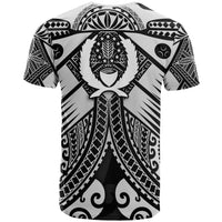 Pohnpei T Shirts White Reggae Seal with Polynesian Tattoo - Polynesian Pride