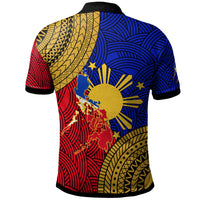 Philippines Custom Polo Shirt Philippines Pride - Polynesian Pride