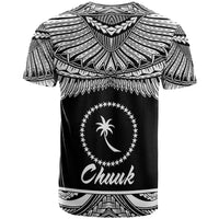Chuuk Polynesian Custom T Shirt Chuuk Pride White Version - Polynesian Pride