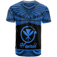 Hawaii Polynesian Custom T Shirt Hawaii Pride Blue Version - Polynesian Pride