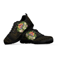Tahiti Sneakers - Polynesian Gold Patterns Collection - Polynesian Pride