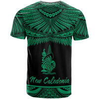 New Caledonia Polynesian Custom T Shirt New Caledonia Pride Green Version - Polynesian Pride