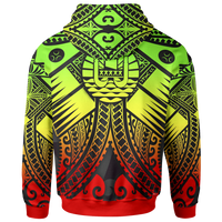 Tahiti Hoodie Reggae Seal with Polynesian Tattoo - Polynesian Pride