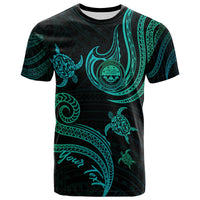 Federated States of Micronesia Custom T Shirt Polynesian Turtle With Pattern Unisex Art - Polynesian Pride