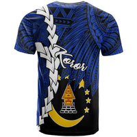 Palau Koror Polynesian Custom T Shirt Tribal Wave Tattoo - Polynesian Pride