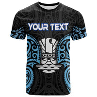 Tahiti Polynesian Custom T Shirt Tahiti Spirit Blue Unisex Blue - Polynesian Pride