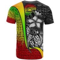 Federated States of Micronesia Custom T Shirt Reggae Turtle with Hook - Polynesian Pride