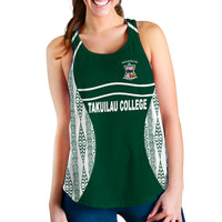 Takuilau College Tongan Patterns Women Tank Top - LT12 - Polynesian Pride