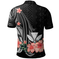 Kanaka Maoli Polo Shirt Polynesian Hibiscus Pattern Style - Polynesian Pride
