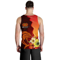 Papua New Guinea Men Tank Top - Tribal Tuna Fish - Polynesian Pride