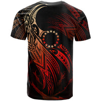 Cook Islands Polynesian T Shirt Cook Islands Legend Red Version - Polynesian Pride