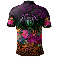 Niue Polynesian Polo Summer Hibiscus - Polynesian Pride