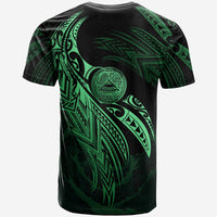 American Samoa Polynesian T Shirt American Samoa Legend Green Version - Polynesian Pride