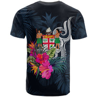 Fiji Polynesian T Shirt Tropical Flower - Polynesian Pride