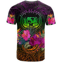 Polynesian Hawaii Custom T Shirt Summer Hibiscus - Polynesian Pride