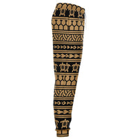 Polynesian Tattoo Tribal Gold Joggers - Polynesian Pride