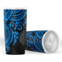 CNMI Polynesian Tumbler - Blue - Polynesian Turtle - Polynesian Pride
