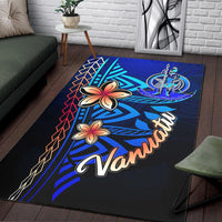 Vanuatu Area Rug - Vintage Tribal Mountain - Polynesian Pride