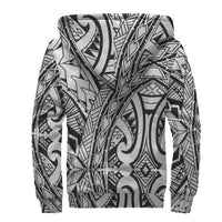 Polynesian Patterns Sherpa Hoodie 02 - Polynesian Pride