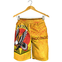 American Samoa Men's Shorts - Pago Pago Aeto (Ver 2) - Polynesian Pride